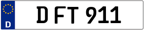 Truck License Plate